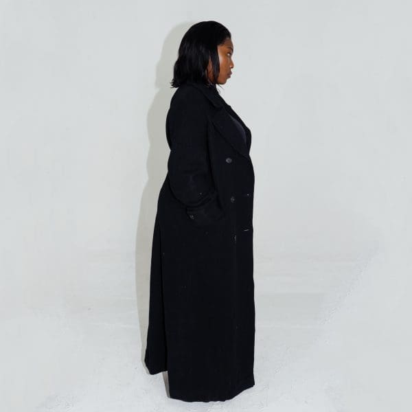 Bulk Buy Clothing Ladies Long Coat Black